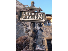 Sign outside Almshouses